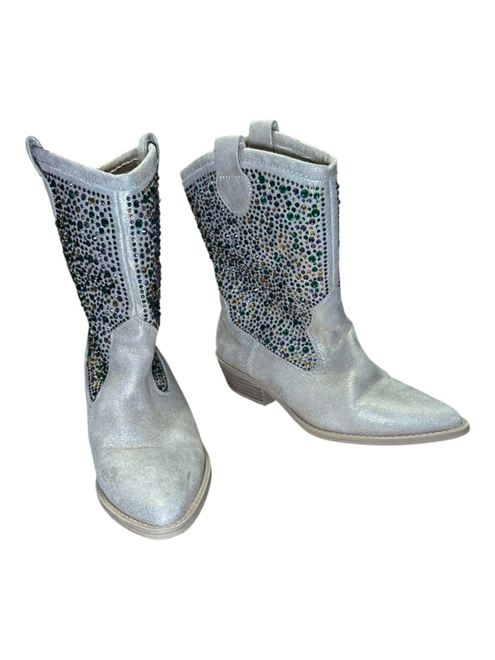 Mardi Gras rhinestone boots - Picture 9 of 9